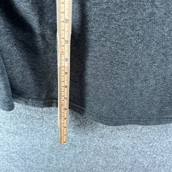 Volcom Shirt Mens Medium Gray Henley Tshirt Long Sleeve Crewneck ThickAztec - Picture 7 of 10